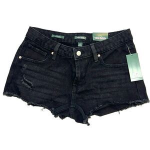 Wild Fable Women’s Faded Black Denim Cutoff Shorts Size 4